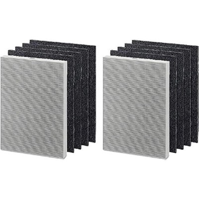Nispira 9287201 HEPA + Carbon Replacement Filter Set Compatible with Fellowes AeraMax 290 300 DX95 HF-300 Fellowes AP-300PH Air Purifier. 2 Sets