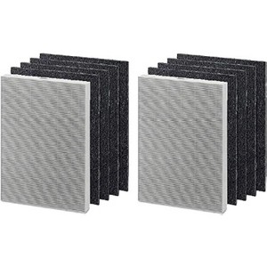 Nispira 9287201 HEPA + Carbon Replacement Filter Set Compatible with Fellowes AeraMax 290 300 DX95 HF-300 Fellowes AP-300PH Air Purifier. 2 Sets - 1 of 3