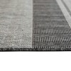 8' X 10'  and Gray Striped Stain Resistant Indoor Outdoor Area Rug - 4 of 4