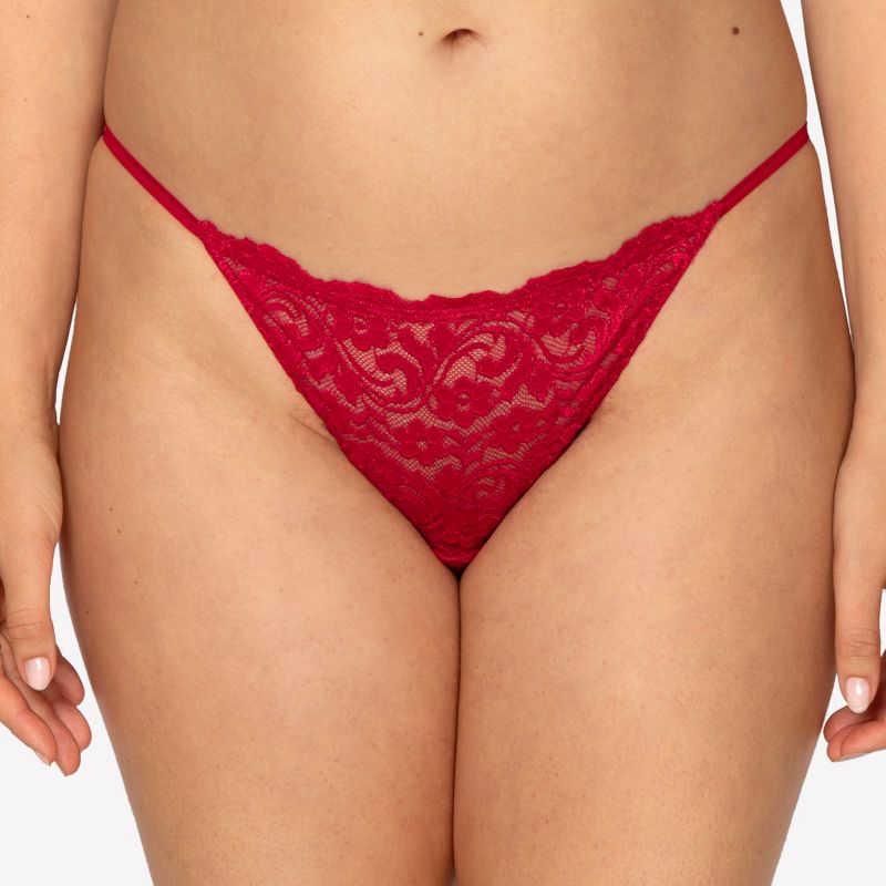 Smart & Sexy Women's Signature Lace String Panty 6 Pack, 2 of 7