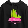 Women's - Barbie - Rollerblading Barbie the Movie Cropped Graphic Hoodie - 2 of 3