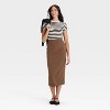 Women's Compression Midi A-Line Skirt - A New Day™ - 3 of 4