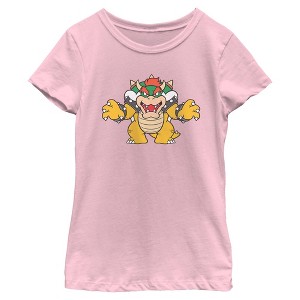 Girls Nintendo Just Bowser T Shirt - 1 of 4