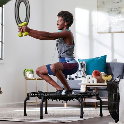 Kids' 39" Round Black Steel Fitness Trampoline