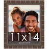 PosterPalooza | 11x14 Modern Bamboo Picture Frame, UV Acrylic, 5 Finishes - 2 of 4