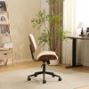 Karl Home | PU Trapezoid Curved Back Swivel Office Chair - 4 of 4