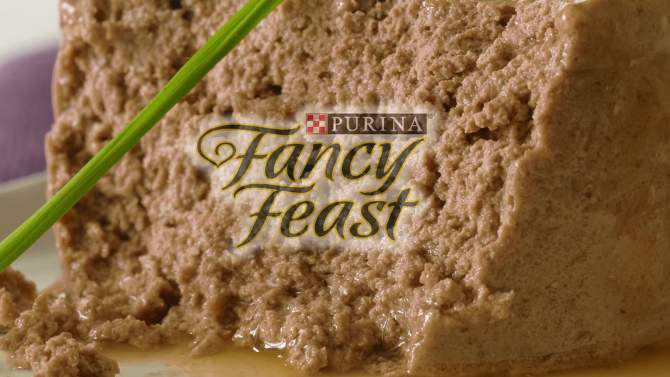 Purina Fancy Feast Classic Pat&#233; Gourmet Wet Cat Food Tender Turkey Feast Kitten - 3oz, 2 of 7, play video