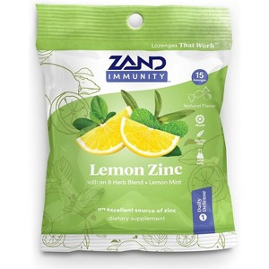 Zand Immunity Lemon Zinc HerbaLozenge, 15 Count, CASE OF 12 - 1 of 4