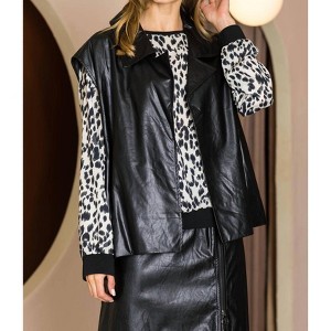 Women's Janice Pleather Vest - Joh - 1 of 2