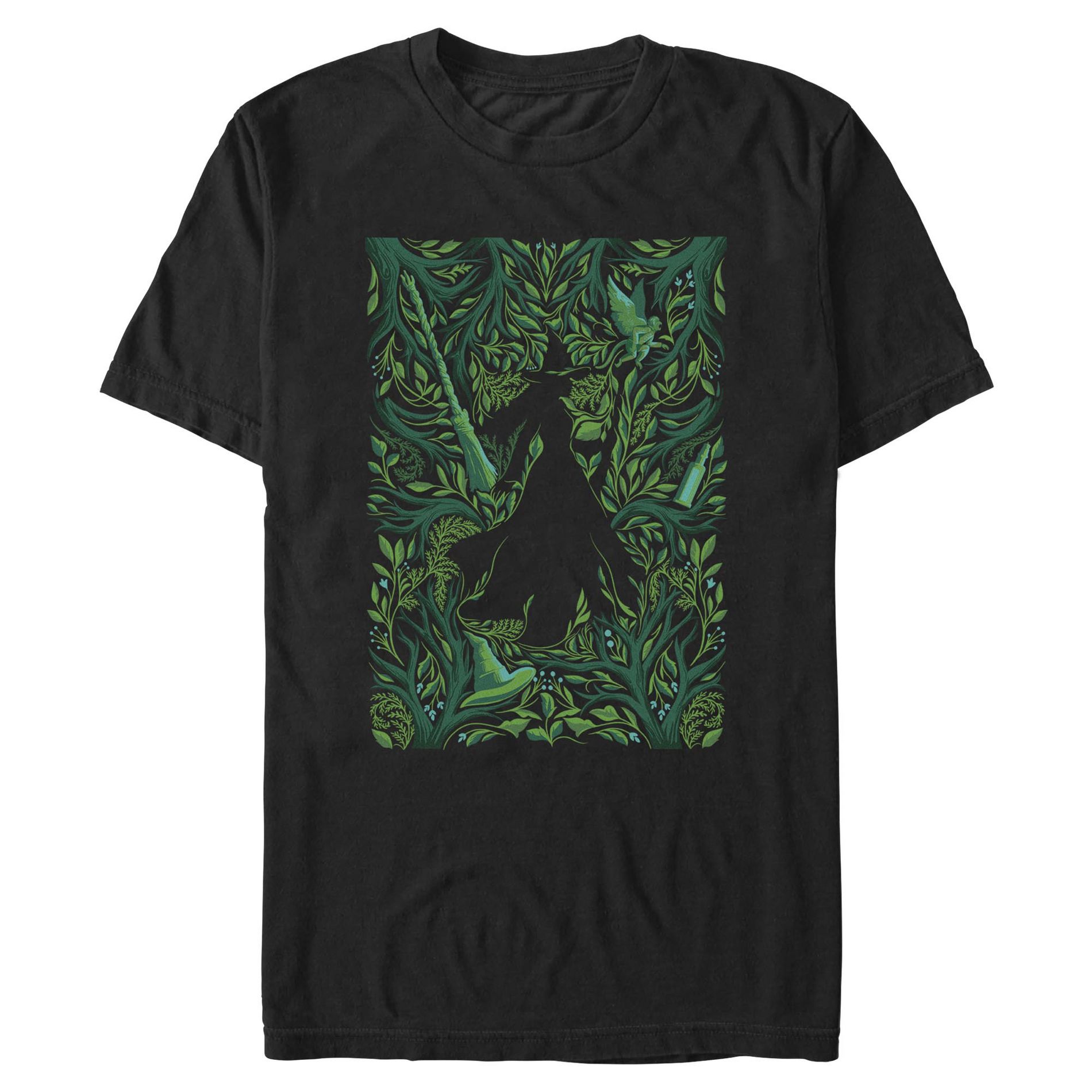 Mens Wicked: For Good Elphaba Forest Green Poster T Shirt
