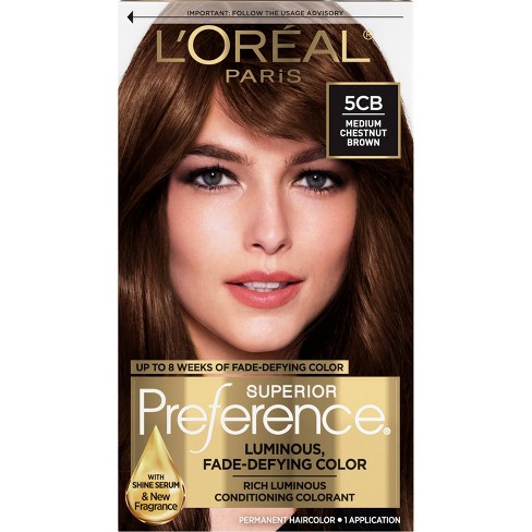 L'Oreal Paris Superior Preference Hair Color, Light Brown Natural 6