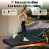 FIONECA Walking Pad Treadmill with 8¡ã Incline ¨C 2.5HP, Remote Control, LED Display, 220 lbs Capacity - 2 of 4