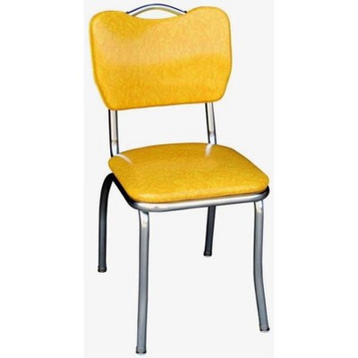 Handle Back Diner Chair Cracked Ice Yellow - Richardson Seating