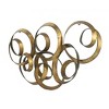 38.5"x22" Seretha Gold Leaf Wall Decor Gold - A&B Home - 2 of 4