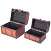 Vintiquewise Decorative Leather Treasure Boxes - image 3 of 4