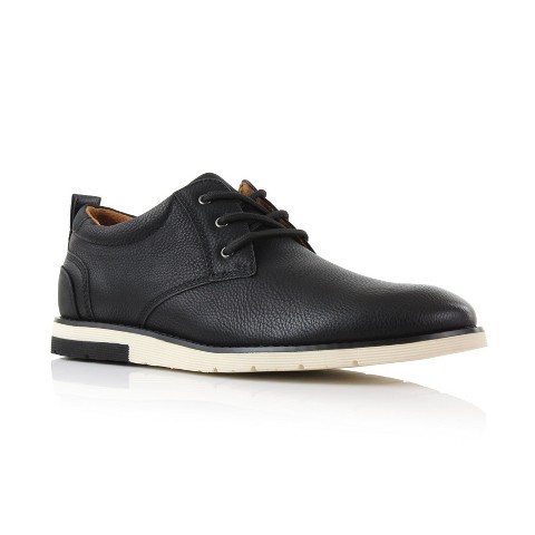 Ferro Aldo Mens Ayden MFA19695 Casual Light Weight Derby Fashion Sneaker, in Black, Size 8.5
