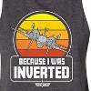 Women's - Top Gun - Because I Was Inverted Graphic Racerback Tank - 2 of 3