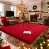 Shag Area Rug, Ultra Soft 1.7" Thick Plush Carpet with Non-Slip Backing for Bedroom or Living Room - 4 of 4