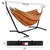 SKONYON 2-Person Hammock with Stand and Carrying Bag 450lb Capacity - 3 of 4