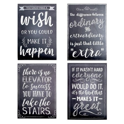 Chalkboard Design Motivational Quote Posters, 13x19 Inches, 20-Pack