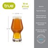 True IPA Glasses, Beer Pint Glasses, Craft Beer Glassware, IPA Glass Set, Set of 4, 16 Ounce Capacity, for Stouts, Pilsners, IPAs, Clear - 3 of 4