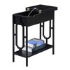 Omega Flip Top End Table with Charging Station - Breighton Home - image 4 of 4