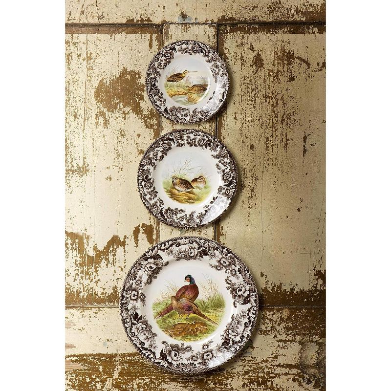 Spode Woodland 10.5” Dinner Plate, Perfect for Thanksgiving and Other Special Occasions, Made in England, Bird Motifs, 3 of 5