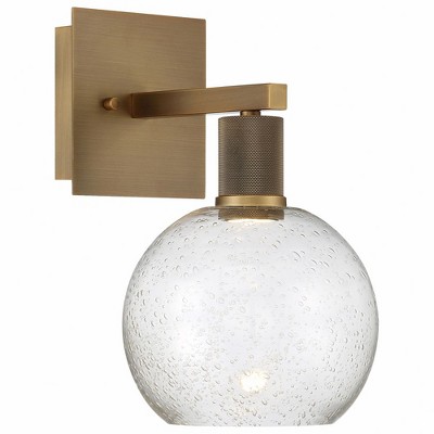 Access Lighting Port Nine 1 - Light Wall Light in  Antique Brushed Brass