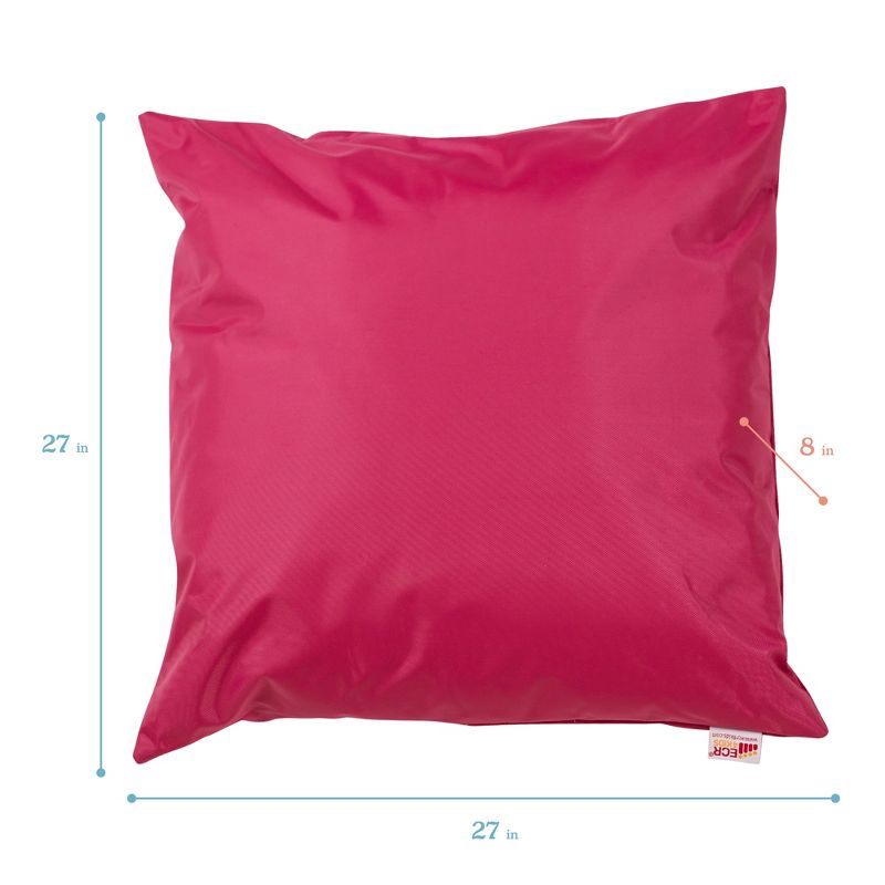 ECR4Kids 27” Jumbo Floor Pillow, Indoor/Outdoor Classroom Pillow, Oversized Throw Pillow, 3 of 13