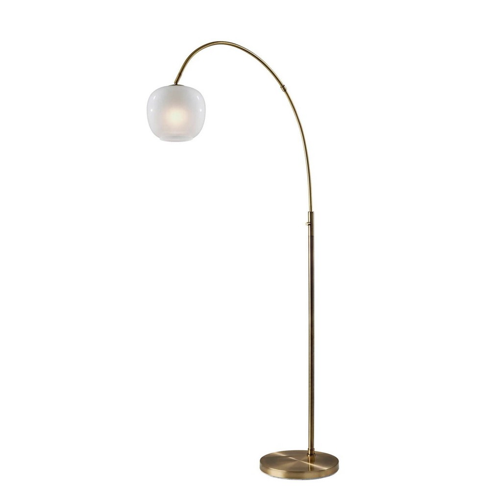 Photos - Floodlight / Street Light Adesso Magnolia Arc Lamp Brass 