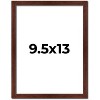 PosterPalooza | Photo Size Classic Modern Brown Frame - UV Acrylic, Foam Board Backing, Hanging Hardware - 2 of 4