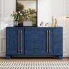 CAVINAS Modern Wooden Sideboard Cabinet with Gold Handles & Adjustable Shelves,Buffet Cabinet with Storage for Kitchen,Dining Room - 2 of 4