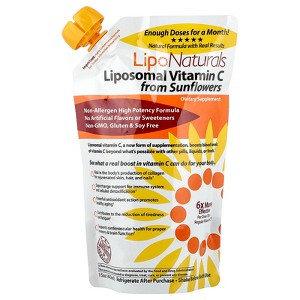 Lipo Naturals Liposomal Vitamin C from Sunflowers, 15 oz (443 ml) - 1 of 3