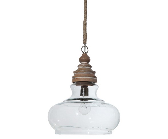 Adjustable Wood Pendant Lamp