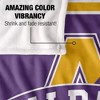 University Of Albany Primary Logo Stripes Silky 50x60 Blanket, 1 Sided - 4 of 4