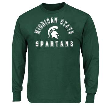 NCAA Michigan State Spartans Men's Big and Tall Long Sleeve T-Shirt
