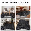 World Rug Gallery Minimal Stripe Geometric Shag Rug – Anthracite Dark Gray – Medium Pile – Cozy & Modern - 4 of 4