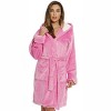 Just Love Womens Velour Solid Robe | Ladies Hooded Bathrobe - 3 of 3
