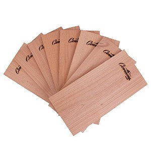 Camerons Grilling Planks - 8 Pack Alder - Premium 5.5 x 11.5 Alder for Barbecue Salmon  Seafood  Steak  Burgers  Pork Chops  Vegetables and More! - 1 of 1