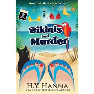 Bikinis and Murder (LARGE PRINT) - (Barefoot Sleuth Mysteries) Large Print by  H y Hanna (Paperback) - 1 of 1