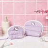 Sanrio Hello Kitty Purple Large and Small Dome Cosmetic Travel Bag - 2 of 4