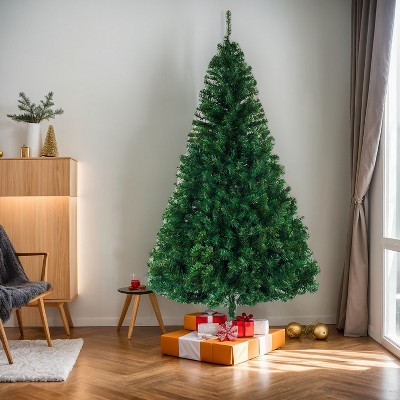 Resenkos 8FT Christmas Tree with 1454 Branches Green