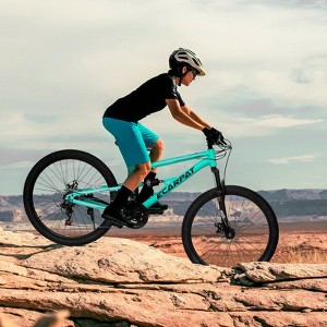 Aukfa 26-Inch Adult Mountain Bike, 21-Speed, Dual Suspension, High-Carbon Steel Frame, Front & Rear Disc Brakes, Trail & City Commuter Bicycle - 1 of 4