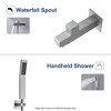 CASAINC 4-Way Shower System with LED and Music Player in Brushed Nickel - 2 of 4