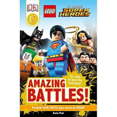 DK Readers L2: Lego(r) DC Comics Super Heroes: Amazing Battles! - (DK Readers Level 2) (Paperback)