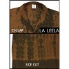 LA LEELA Men's Hawaiian Shirt Tropical Floral Beach Shirts Casual Short Sleeve Button Down Untuckit Shirts for Men - 3 of 4