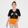 Women's Game Day Cropped Elbow Sleeve V-Neck Athletic Jersey - Wild Fable™ - 2 of 3