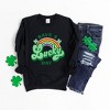 Simply Sage Market Women's Graphic Sweatshirt Lucky Day Rainbow - 3 of 4
