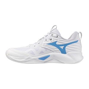Mizuno Wave Momentum Pro Volleyball Shoe, 12, White-Baby Blue : Target