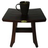 DecoTeak® Satori® 14" Teak Wood Shower Bench in Woodland Brown Finish - 3 of 4